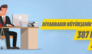Diyarbakır Büyükşehir Belediye Başkanlığına 387 Memur Alınacak