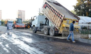 Antalya Belediyesi Alt Yapı Sonrası Hızlı Asfalt