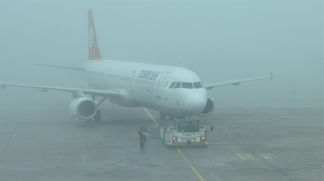 Gaziantep’te sis nedeniyle uçak seferleri iptal