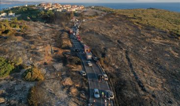 Seferihisar Orman Yangınında 58 Araçta Yandı