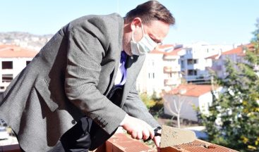 Atatürk Evi’ne Bir Tuğlada Karesi Belediyesinden