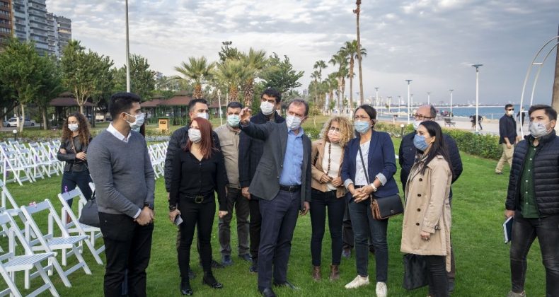 Başkan Seçer, sahildeki çalışmaları inceledi