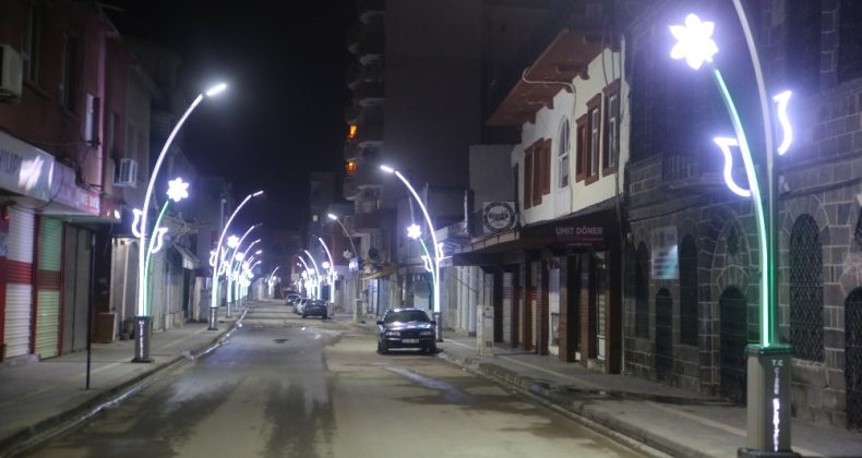 Cizre Belediyesi Caddelerini Süslüyor