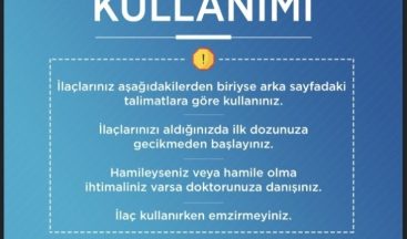 Doğru ilaç kullanımı için hazırlanan broşürler 81 ile gönderildi