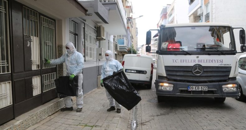 Efeler Belediyesi, karantinadaki vatandaşların yardımına koşuyor