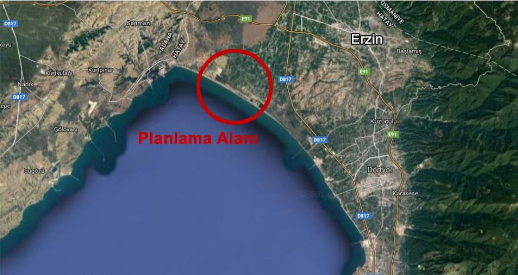 Hatay Erzin’de Liman Amaçlı İmar Planı Askıya Çıkarıldı