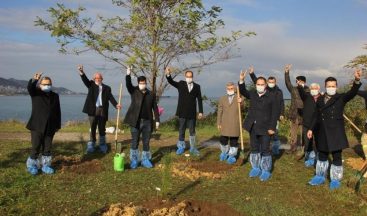 Giresunlu Ülkücüler, Alparslan Türkeş’in anısına fidan dikti