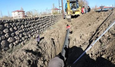 Iğdır’da  alt yapı çalışmaları devam ediyor