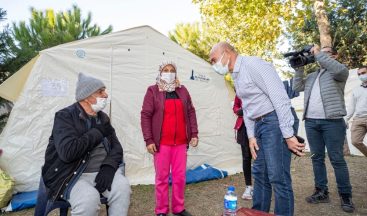 İzmir’de Son Çadır da Bugün Kaldırıldı