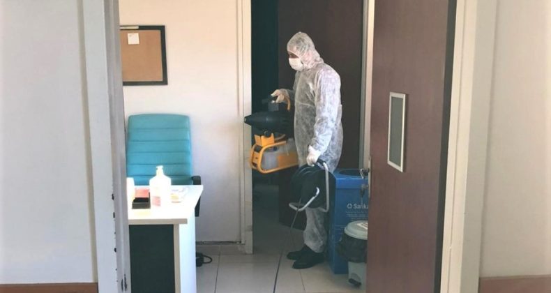 Körfez Devlet Hastanesi Günlük Dezenfekte Ediliyor