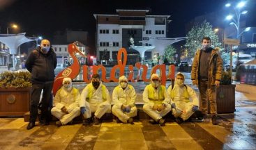 Koronaya Karşı Sındırgı Köpük Köpük Yıkanıyor