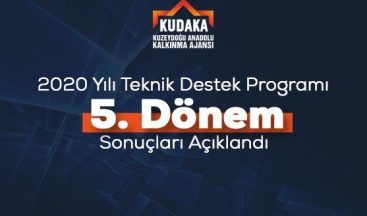 KUDAKA 2020 Yılı Teknik Destek Programı 5. dönem sonuçları açıklandı