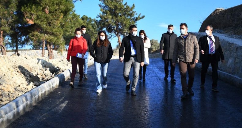 Kuşadası Yeni Asri Mezarlık’ta çalışmalar son aşamaya geldi