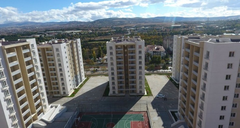 MKE lojmanlarında yaşam başladı