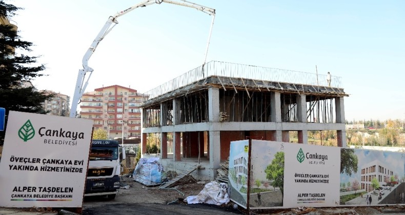 Öveçler Çankaya Evi’nde çalışmalar sürüyor