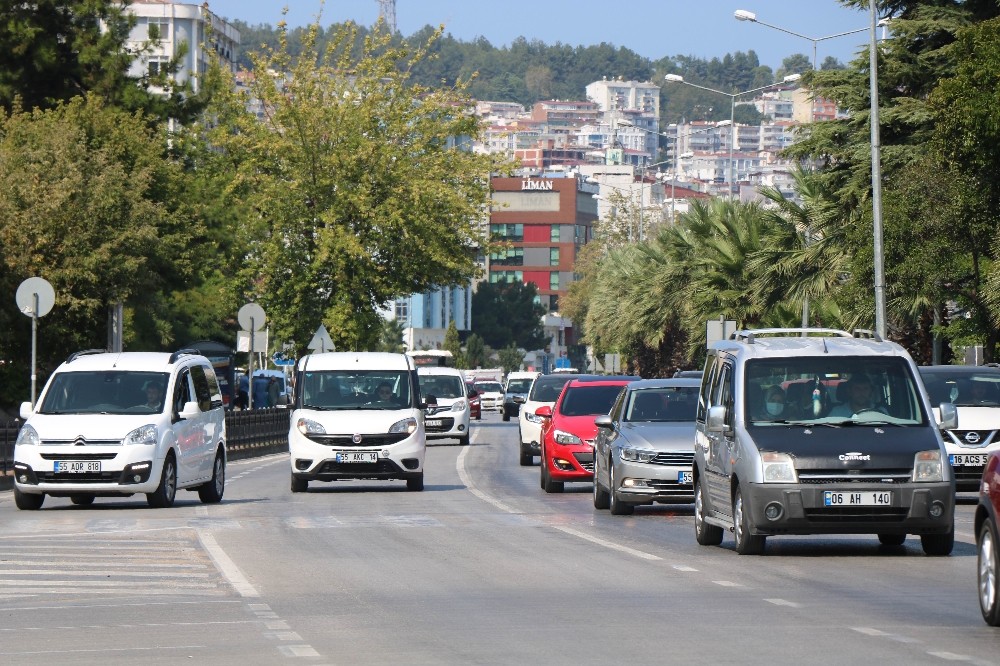 Samsun’da motorlu kara taşıt sayısı bir yılda 17 bin 571 adet arttı
