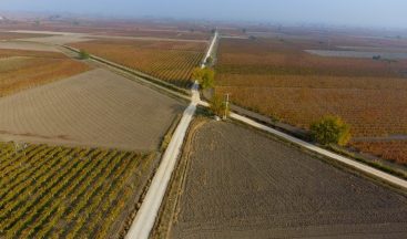 Saruhanlı Belediyesinden arazi yollarında kış bakımı