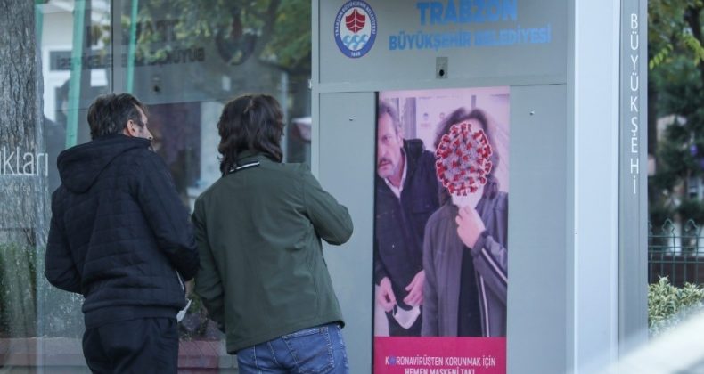Trabzon’da yapay zeka ile maske takmayan vatandaşlar böyle uyarılıyor