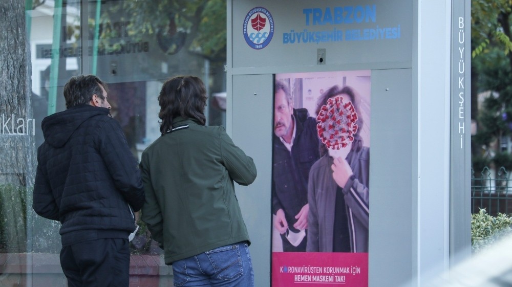 Trabzon’da yapay zeka ile maske takmayan vatandaşlar böyle uyarılıyor