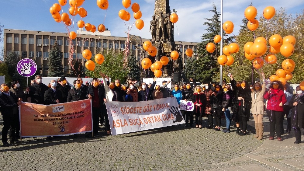 Uşak’ta Kadına Yönelik Şiddete Karşı Uluslararası Mücadele Günü etk,nleri