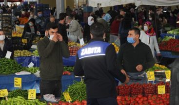 Vakaların arttığı İzmir’de pazar yerlerindeki denetimler sıklaştırıldı
