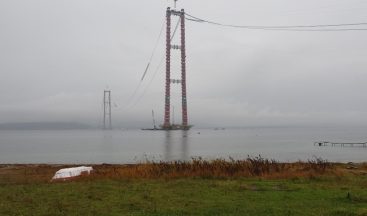 1915 Çanakkale Köprüsü’nde Kedi Yolu Yapım Çalışmaları