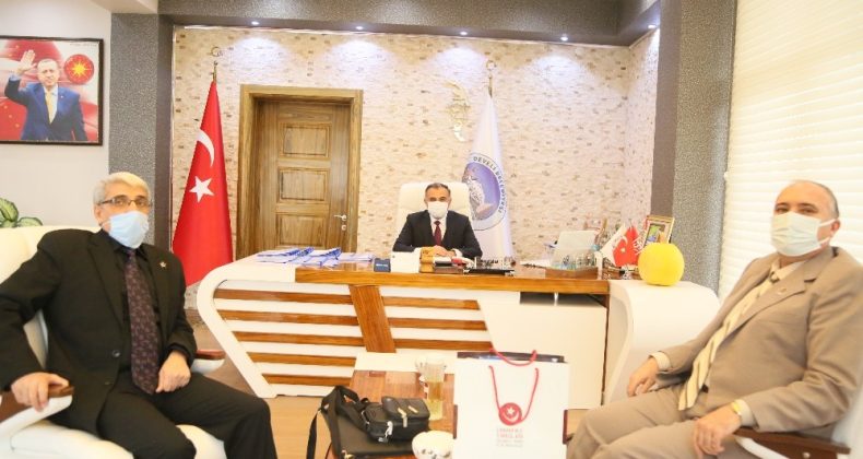 1915 Çanakkale Savaşı Derneği’nden Başkan Cabbar’a ziyaret