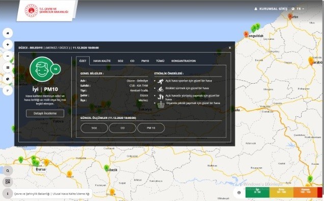 5. ölçüm cihazı Düzce’ye geliyor