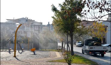 Altıeylül’de 94 mahalle dezenfekte edildi