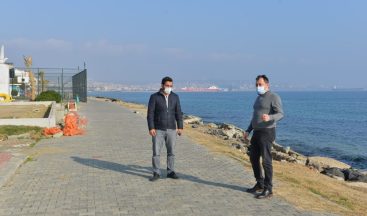 Altınova Sahili sil baştan yenileniyor