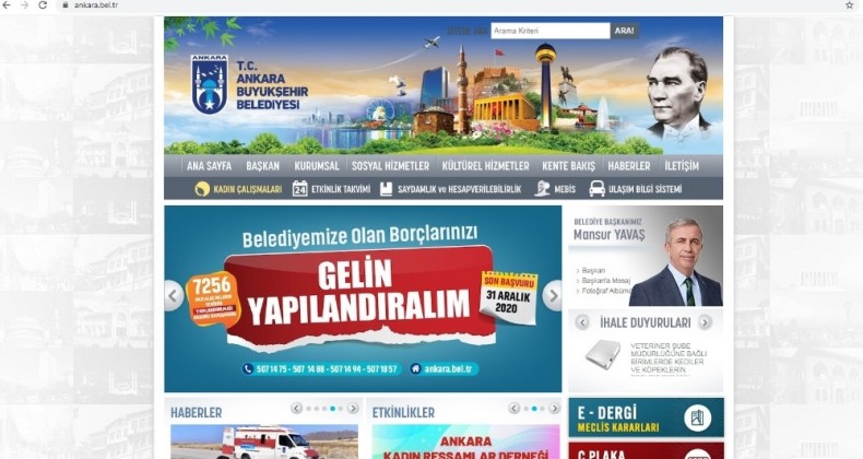 Ankara Büyükşehir Belediyesi’nden borç yapılandırılması imkanı