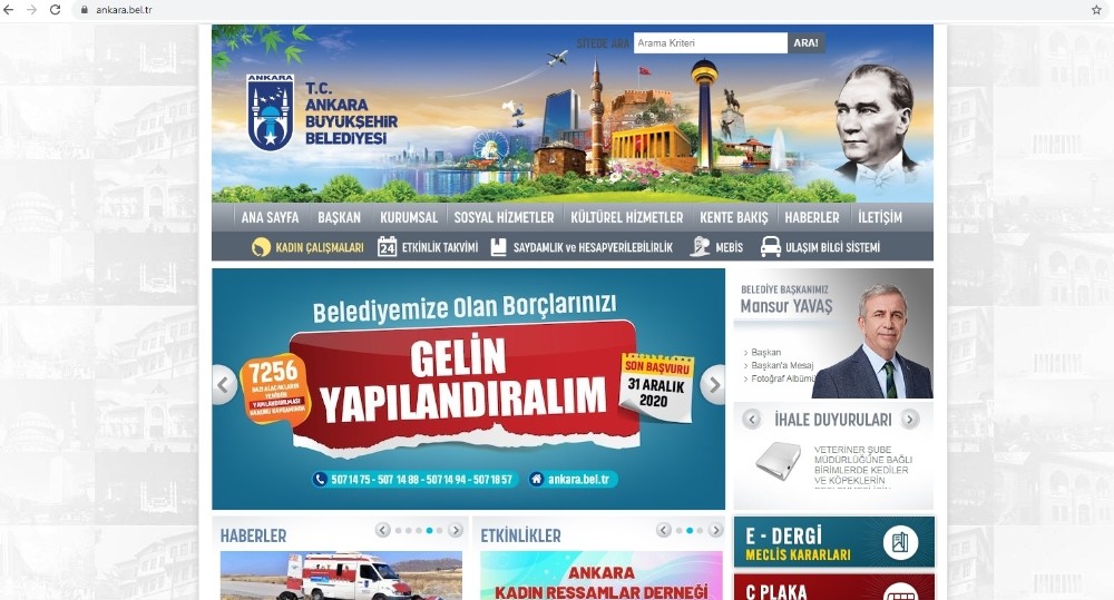 Ankara Büyükşehir Belediyesi’nden borç yapılandırılması imkanı
