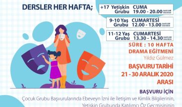 Ankara Büyükşehir Belediyesinden yeni yılda online drama dersi