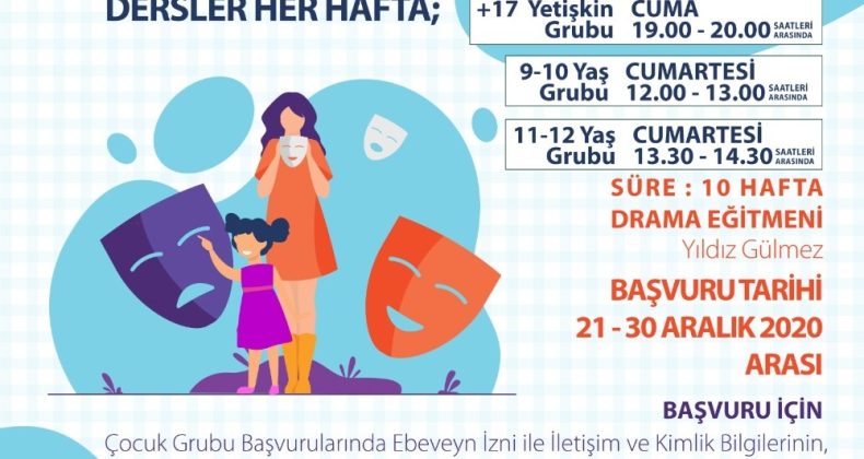 Ankara Büyükşehir Belediyesinden yeni yılda online drama dersi