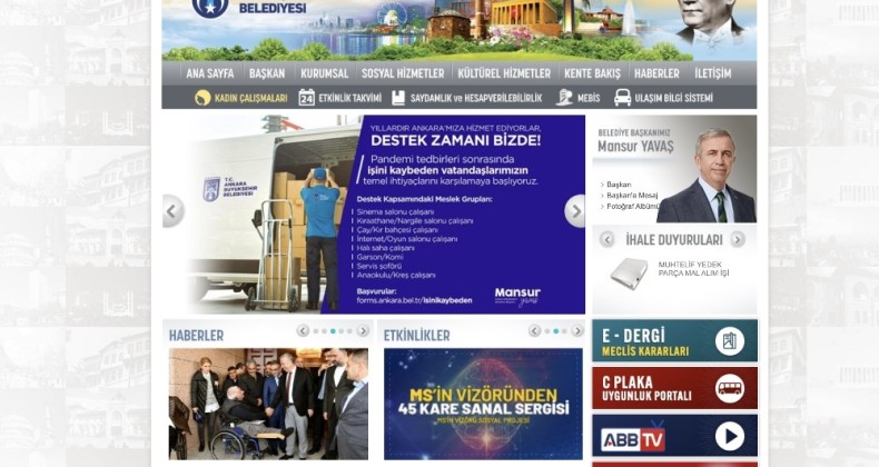 Ankara Büyükşehir pandemide işini kaybedenlerin temel ihtiyaçlarını karşılayacak