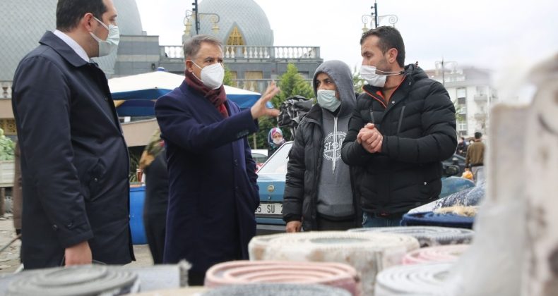 Atakum Belediyesi pazar yerlerinde yeni önlemler aldı