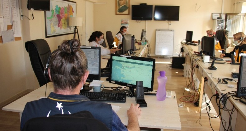 Aydın 112 Komuta Kontrol Merkezi’nde çağrı sayısı 2 kat arttı