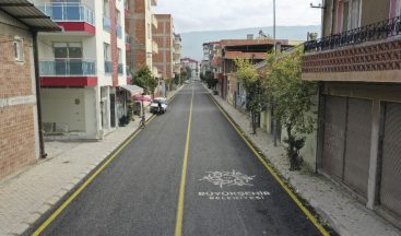 Aydın Büyükşehir belediyesi yolları yenilemeye devam ediyor