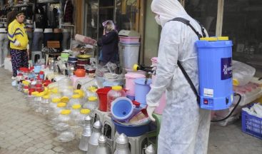 Aydın Büyükşehir dezenfekte çalışmalarını sürdürüyor