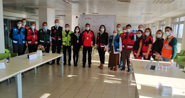 Aydın Kadın Doğum ve Çocuk Hastalıkları Hastanesi’nde HAP tatbikatı yapıldı