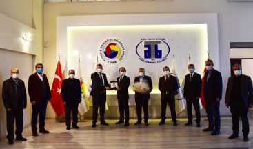 Aydın Vergi Dairesi Başkanı Şahin, ATB Başkanı Çondur ile görüştü