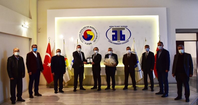 Aydın Vergi Dairesi Başkanı Şahin, ATB Başkanı Çondur ile görüştü