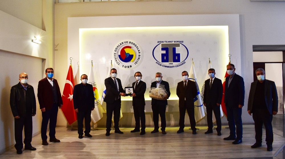 Aydın Vergi Dairesi Başkanı Şahin, ATB Başkanı Çondur ile görüştü