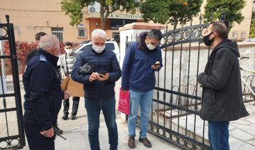 Aydın’da cuma namazı öncesi HES kodu sorgulaması yapıldı