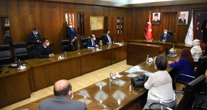 Aydınlı engelli dernekleri temsilcileri, Vali Aksoy’u ziyaret etti