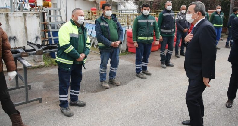 Başkan Batur, belediye personeliyle 2020’yi uğurladı