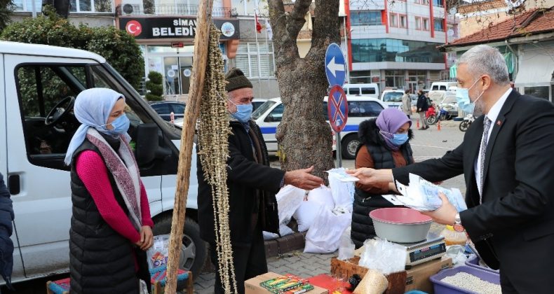 Başkan Biçer’den esnafa ‘Maske, nesafe ve hijyen’ desteği