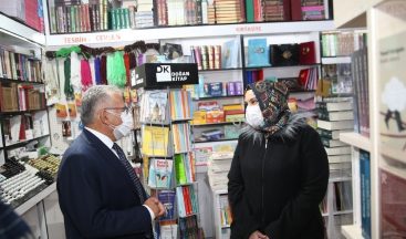 Başkan Büyükkılıç medrese esnafıyla bir araya geldi