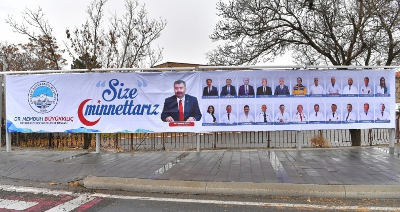 Başkan Büyükkılıç’tan Bakan Koca ve sağlık çalışanlarına: “Size minnettarız”