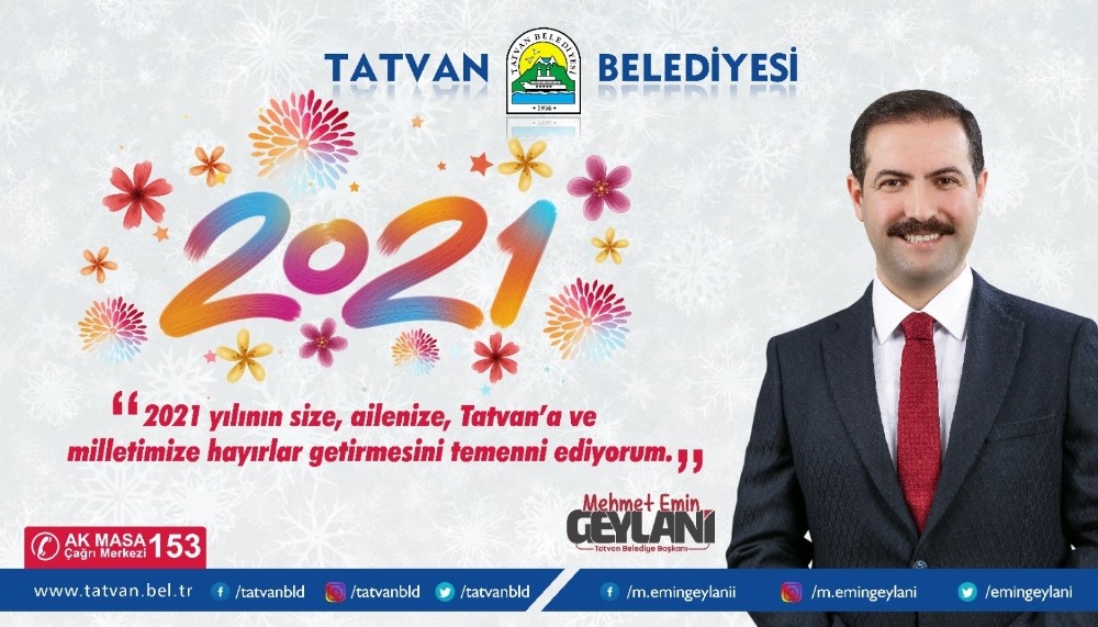 Başkan Geylani’den yeni yıl mesajı